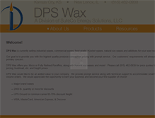 Tablet Screenshot of dpswax.com